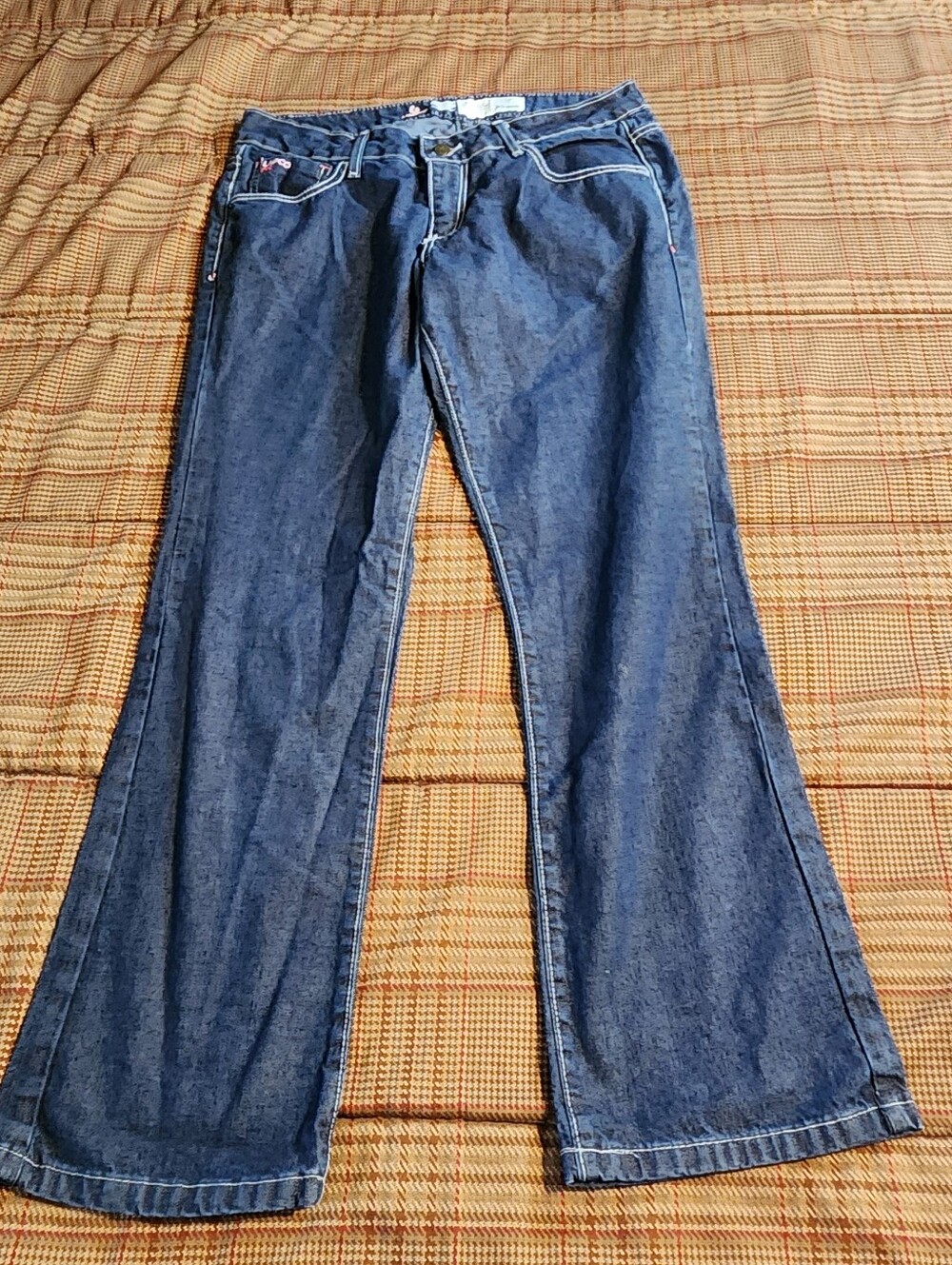 Lapco Jeans Women Dark Blue Denim FR Flame Resistant Bootcut Mid Rise CAT2 33x30
